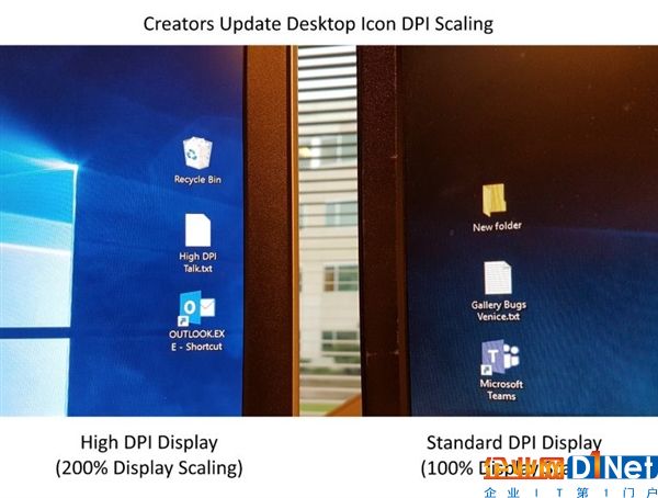 Windows 10 RS3高DPI截圖對比：200%依舊清晰