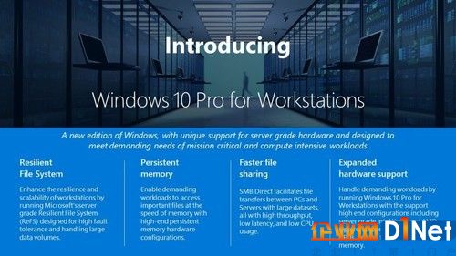 Windows 10 Pro for Workstations PCs